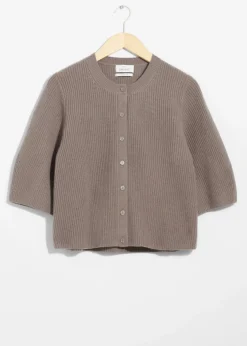 Online & Other Stories Merino Rib-Knit Cardigan