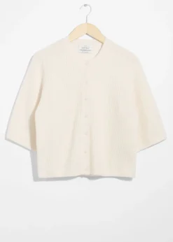 Online & Other Stories Merino Rib-Knit Cardigan