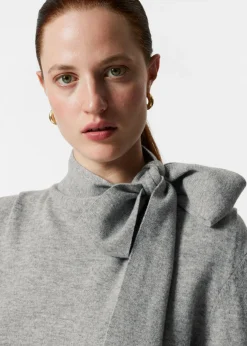 Hot & Other Stories Merino Tie-Neck Sweater