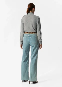 Hot & Other Stories Merino Tie-Neck Sweater