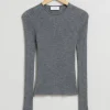 Best & Other Stories Merino Wool Ribbed Top