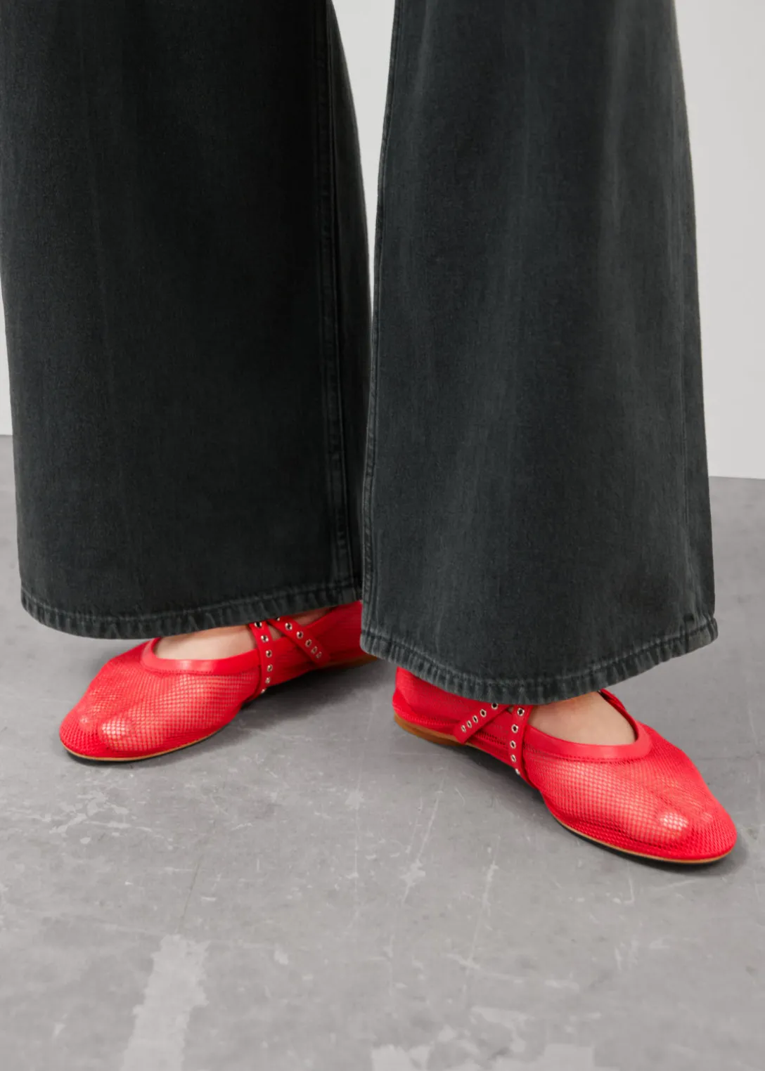 Best Sale & Other Stories Mesh Ballet Flats