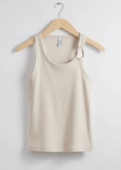 Hot & Other Stories Metal-Buckle Tank Top