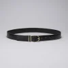 Clearance & Other Stories Mid-Waist Leather Belt Black