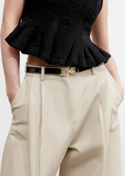 Best & Other Stories Mid-Waist Leather Belt