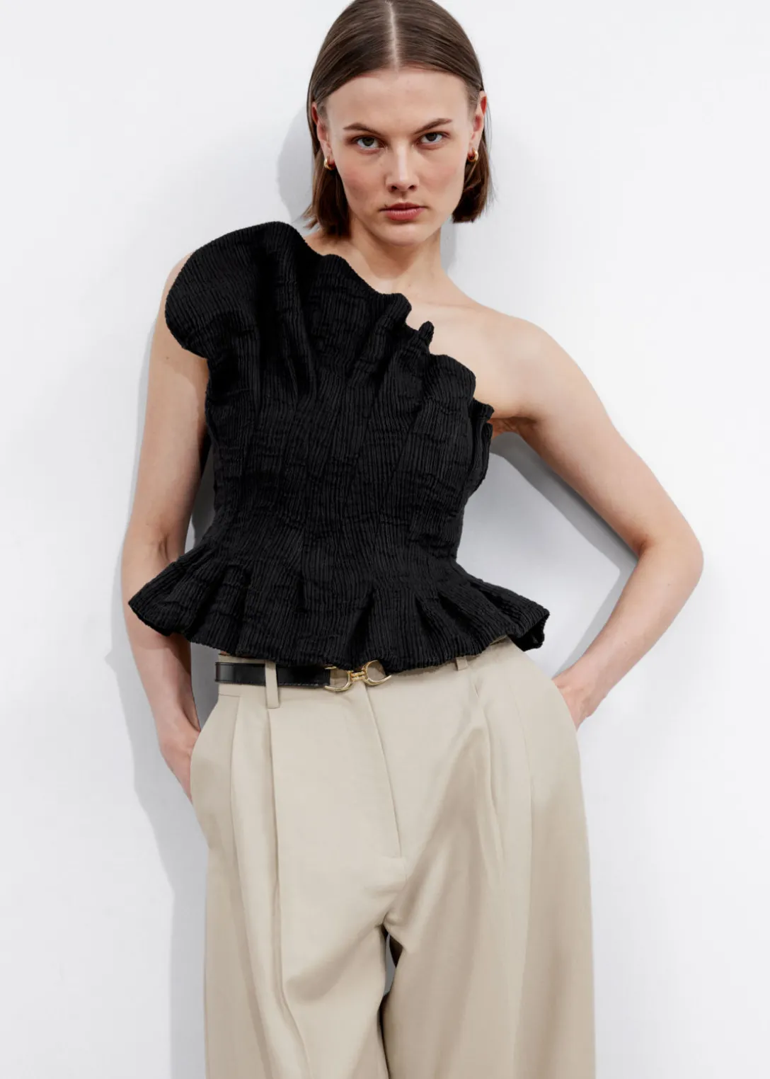 Best & Other Stories Mid-Waist Leather Belt