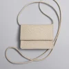 Clearance & Other Stories Mini Leather Pouch Vanilla