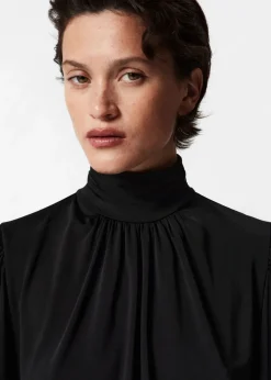 Cheap & Other Stories Mock Neck Blouse