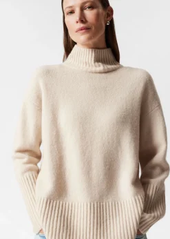 Store & Other Stories Mock Neck Knit Sweater