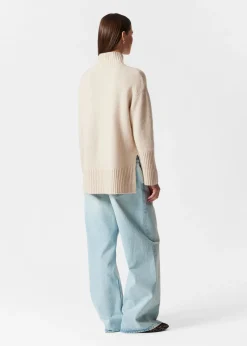 Store & Other Stories Mock Neck Knit Sweater