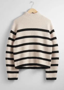 Online & Other Stories Mock Neck Merino Sweater