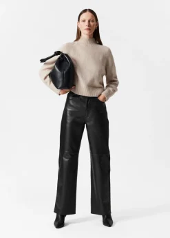 Best & Other Stories Mock Neck Wool Sweater