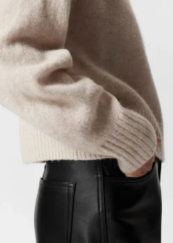 Best & Other Stories Mock Neck Wool Sweater