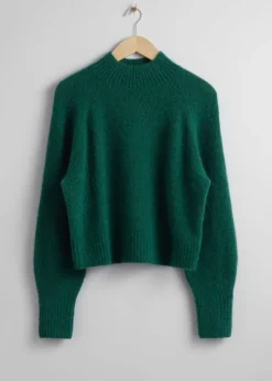 Best & Other Stories Mock Neck Wool Sweater