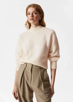 Best & Other Stories Mock Neck Wool Sweater
