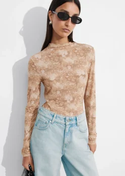 Cheap & Other Stories Mock-Neck Top