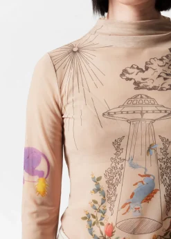 Cheap & Other Stories Mock-Neck Top