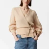 Store & Other Stories Mohair-Blend Knitted Wrap Cardigan