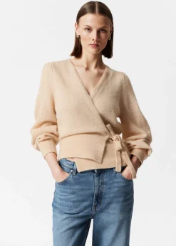 Store & Other Stories Mohair-Blend Knitted Wrap Cardigan