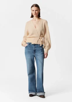 Store & Other Stories Mohair-Blend Knitted Wrap Cardigan