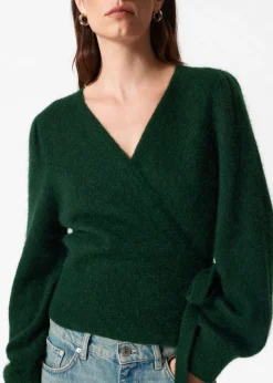 Store & Other Stories Mohair-Blend Knitted Wrap Cardigan