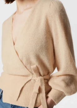 Store & Other Stories Mohair-Blend Knitted Wrap Cardigan