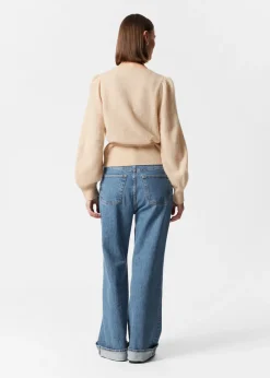 Store & Other Stories Mohair-Blend Knitted Wrap Cardigan