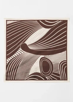 Shop & Other Stories Mulberry Silk Scarf Brown
