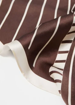 Shop & Other Stories Mulberry Silk Scarf Brown
