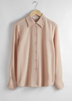 Best & Other Stories Mulberry Silk Shirt