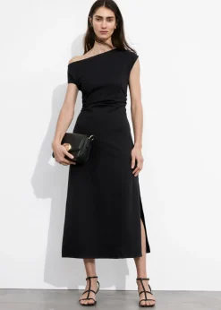 Shop & Other Stories One-Shoulder Midi Dress