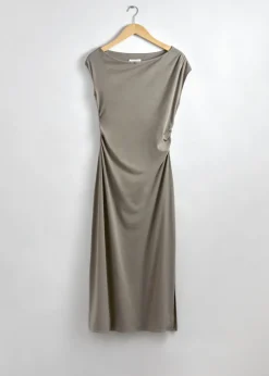 Shop & Other Stories One-Shoulder Midi Dress