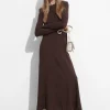 Best Sale & Other Stories Open-Back Maxi Dress Brown