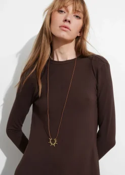 Best Sale & Other Stories Open-Back Maxi Dress Brown