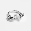 Fashion & Other Stories Organic-Shape Ring Silver