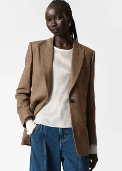Store & Other Stories Oversized Blazer Brown