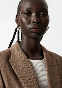 Store & Other Stories Oversized Blazer Brown