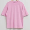 Best & Other Stories Oversized Cotton Jersey T-Shirt Pink