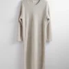 Sale & Other Stories Oversized Knit Midi Dress Mole