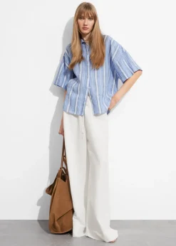 Cheap & Other Stories Oversized Linen Shirt