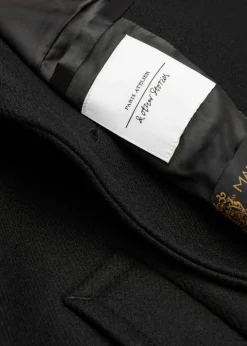 Clearance & Other Stories Oversized Peacoat Black