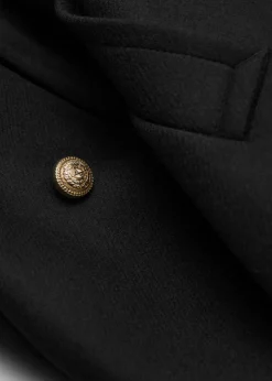 Clearance & Other Stories Oversized Peacoat Black