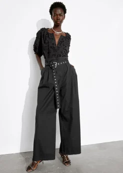 Cheap & Other Stories Oversized Puff-Sleeve Blouse