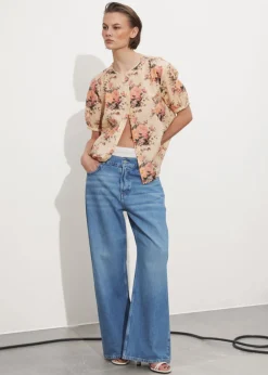Cheap & Other Stories Oversized Puff-Sleeve Blouse
