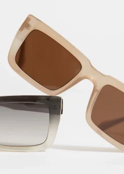 Fashion & Other Stories Oversized Square-Frame Sunglasses