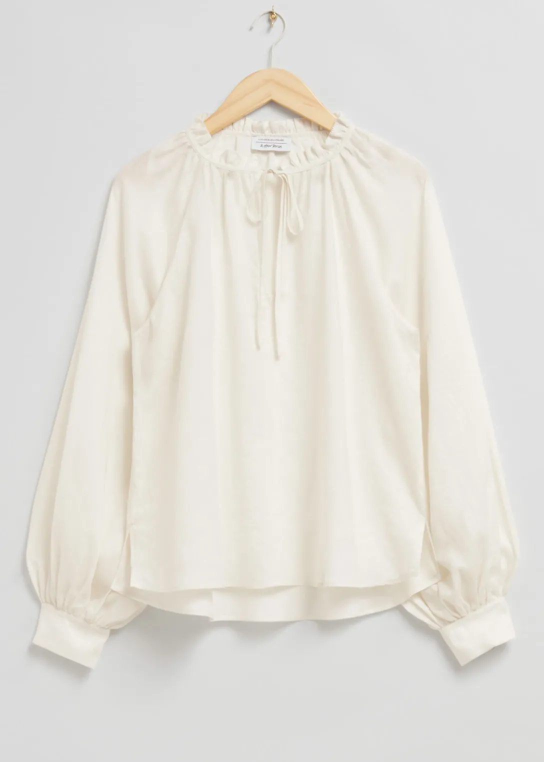 Best & Other Stories Oversized Voluminous Sleeve Blouse