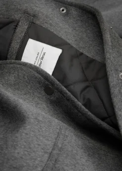 Flash Sale & Other Stories Oversized Wool Jacket Grey Melange