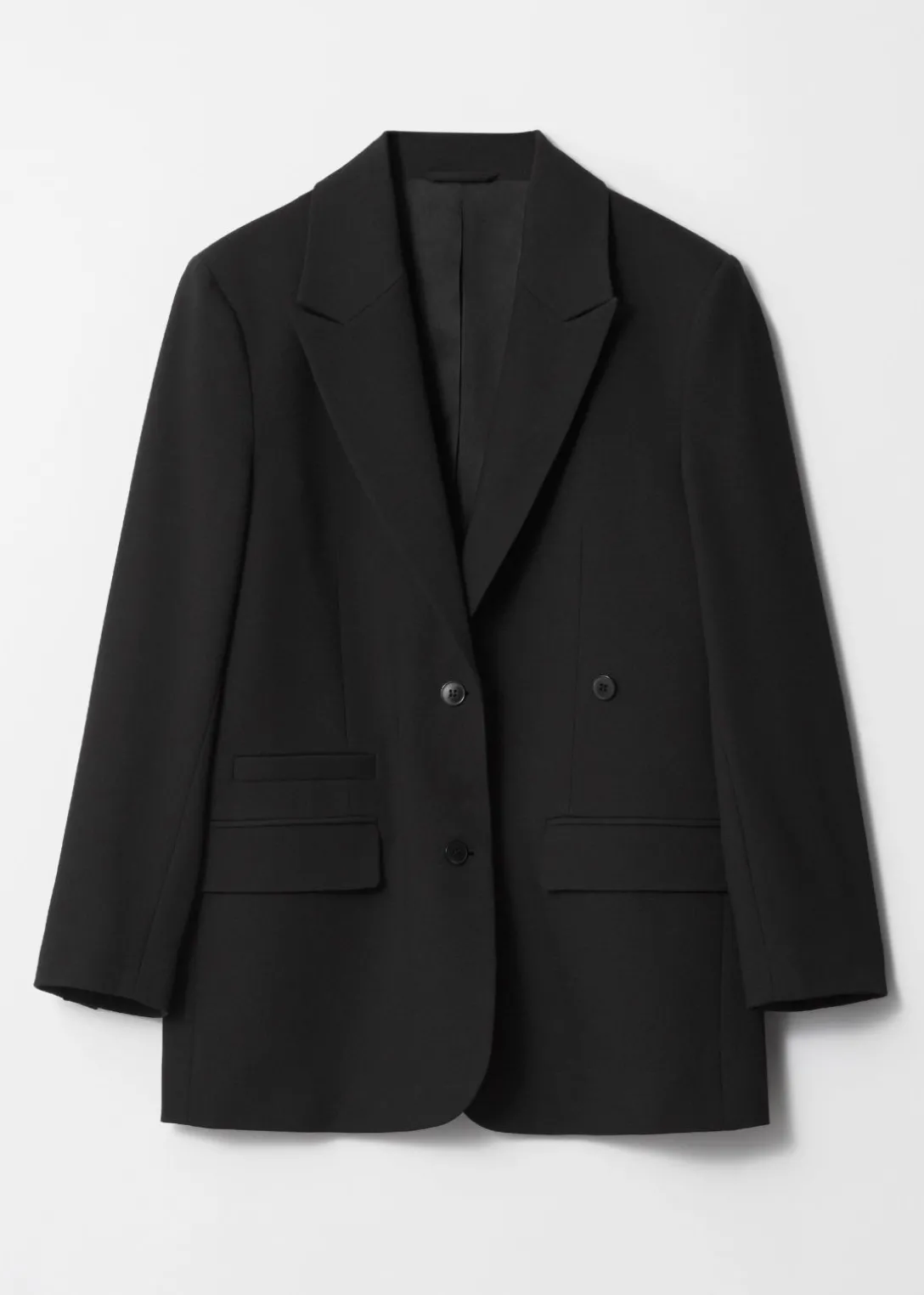 Cheap & Other Stories Oversized Wool-Blend Blazer Black