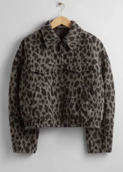 Outlet & Other Stories Oversized Zip Jacket