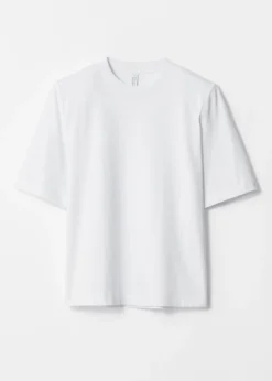 Sale & Other Stories Padded-Shoulder Cotton T-Shirt